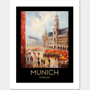 An Impressionist Painting of Munich - Germany Posters and Art